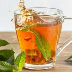 Black Tea with Mint