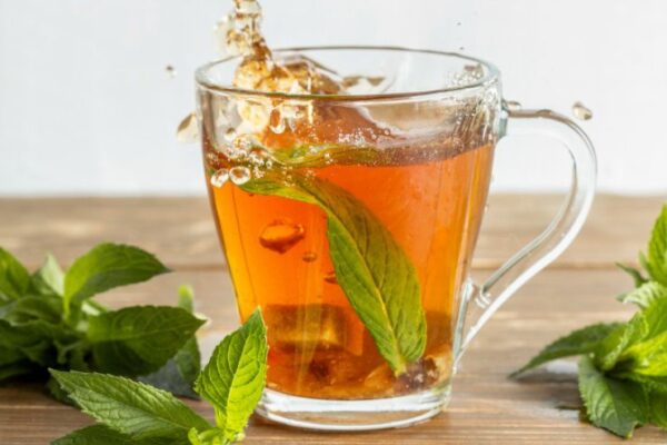 Black Tea with Mint